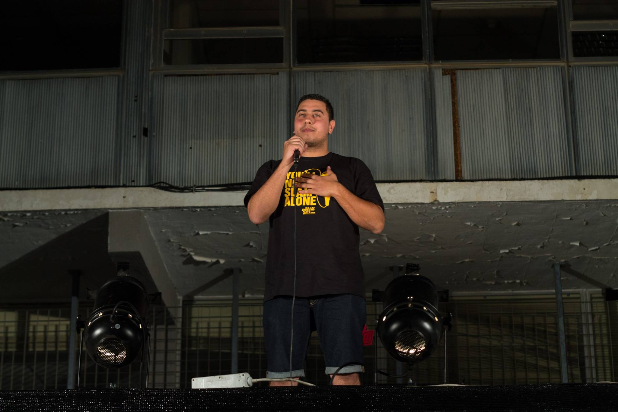 Jose Flores ganador poetry slam Jaén 24h