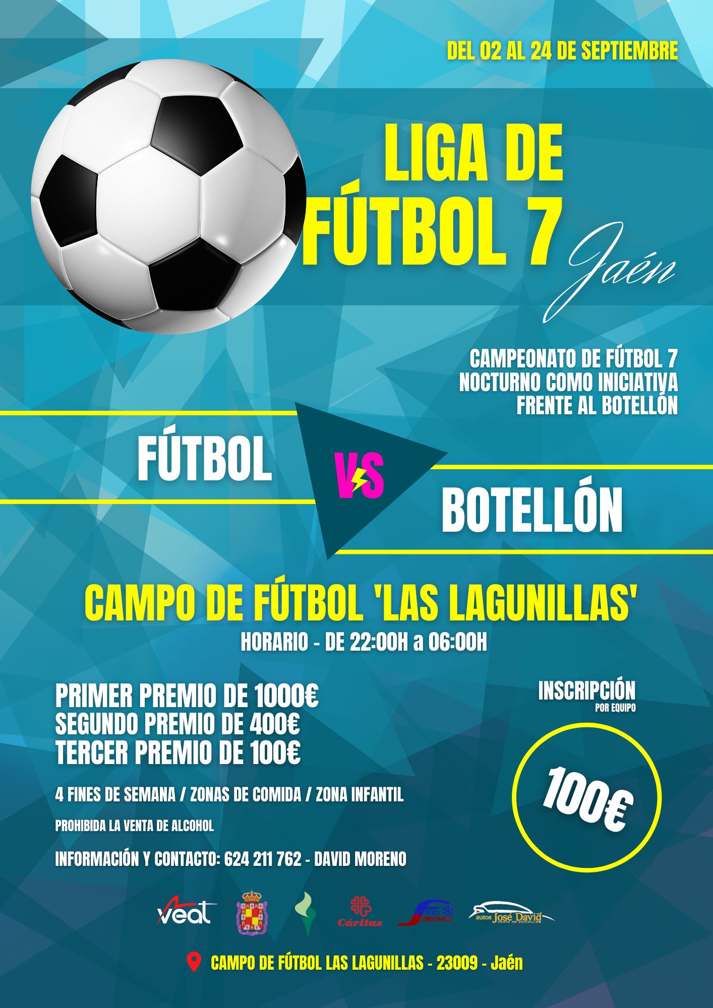 Campeonato de fútbol hasta las 6 de la mañana contra el botellón
