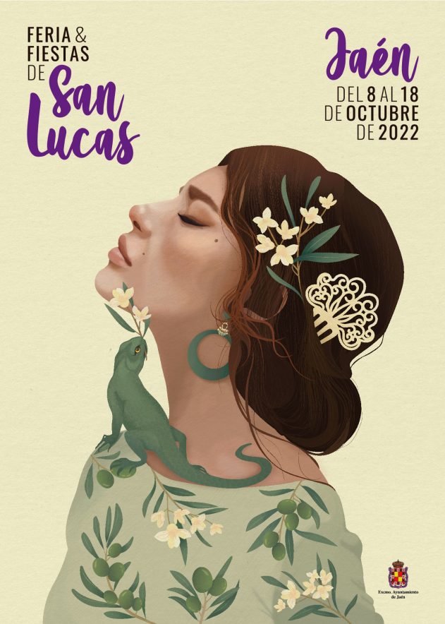El cartel de la feria de Jaén de este año se ha llamado "Flor de Octubre"