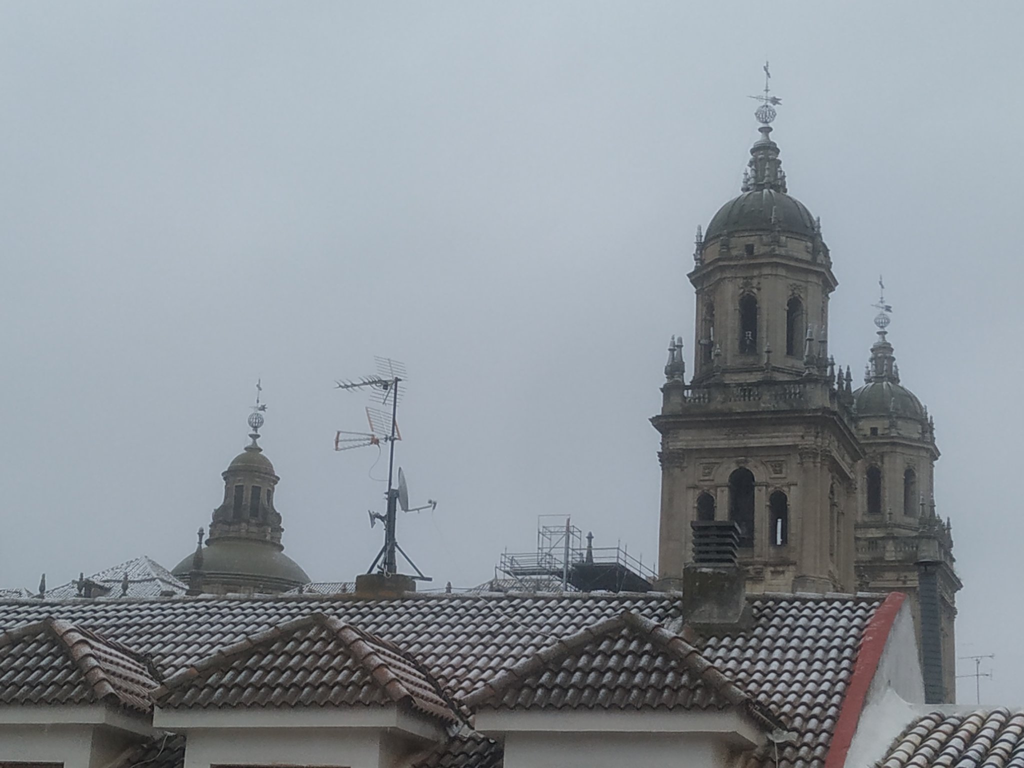 Jaén amanece nevando Jaén24h