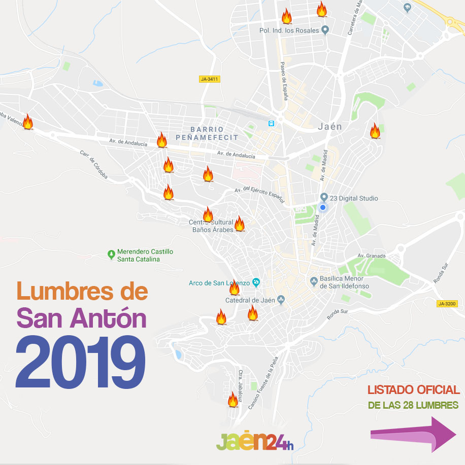 lumbres de san anton jaen 24h
