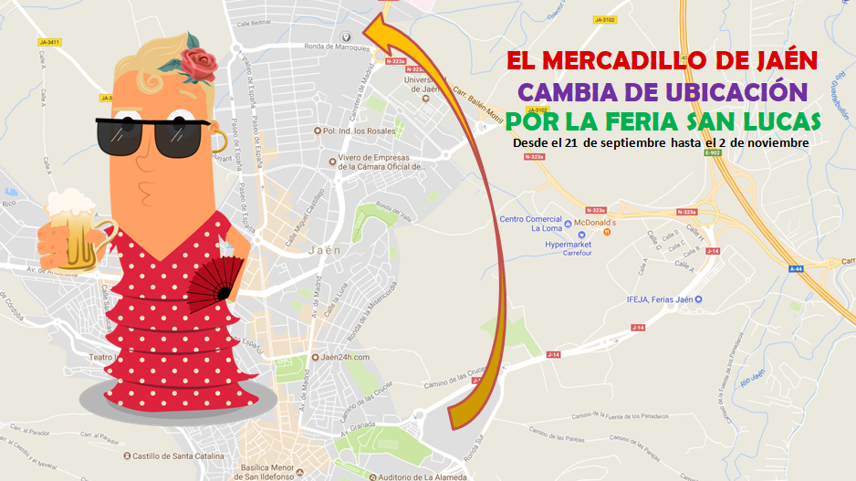 Mercadillo Jaén cambio ubicación Jaén24h