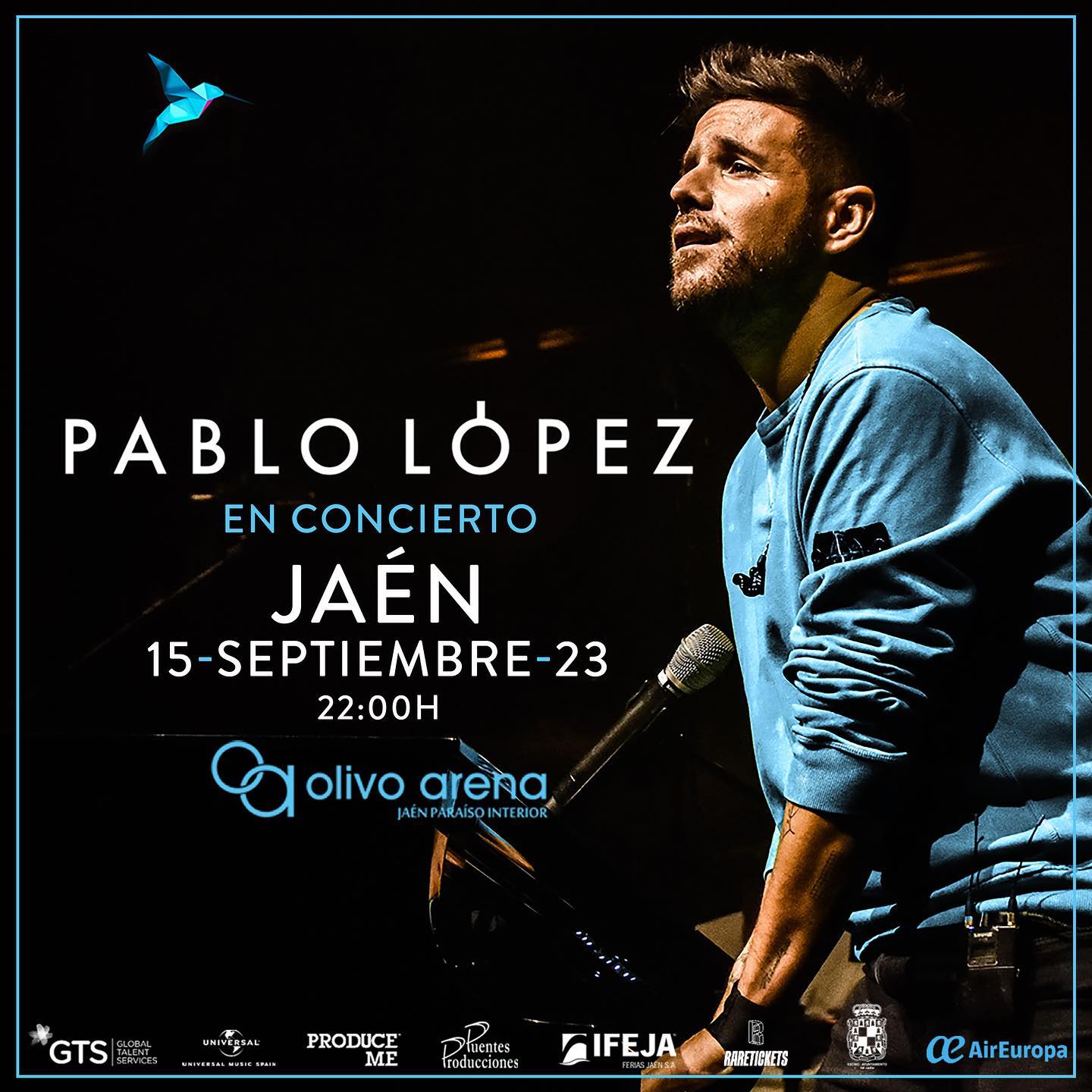 Pablo López vuelve a Jaén después de siete años con su gira “Quasi". Jaén24h