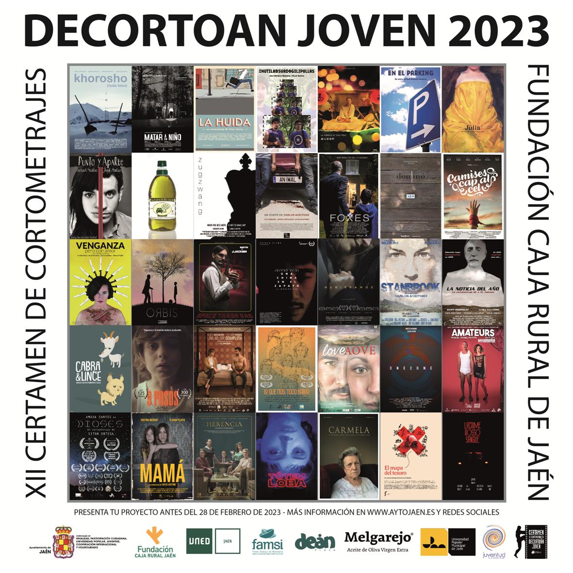 XII edición del Certamen de Cortometrajes Decortoán Joven. Jaén24h 