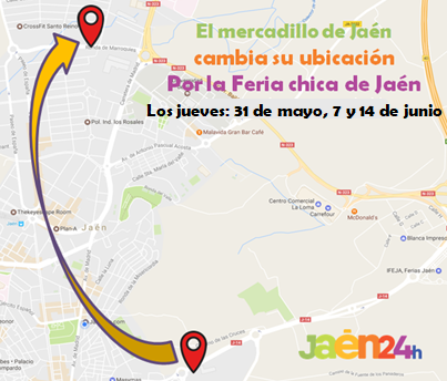 Mercadillo jaen24h cambio ubicacion