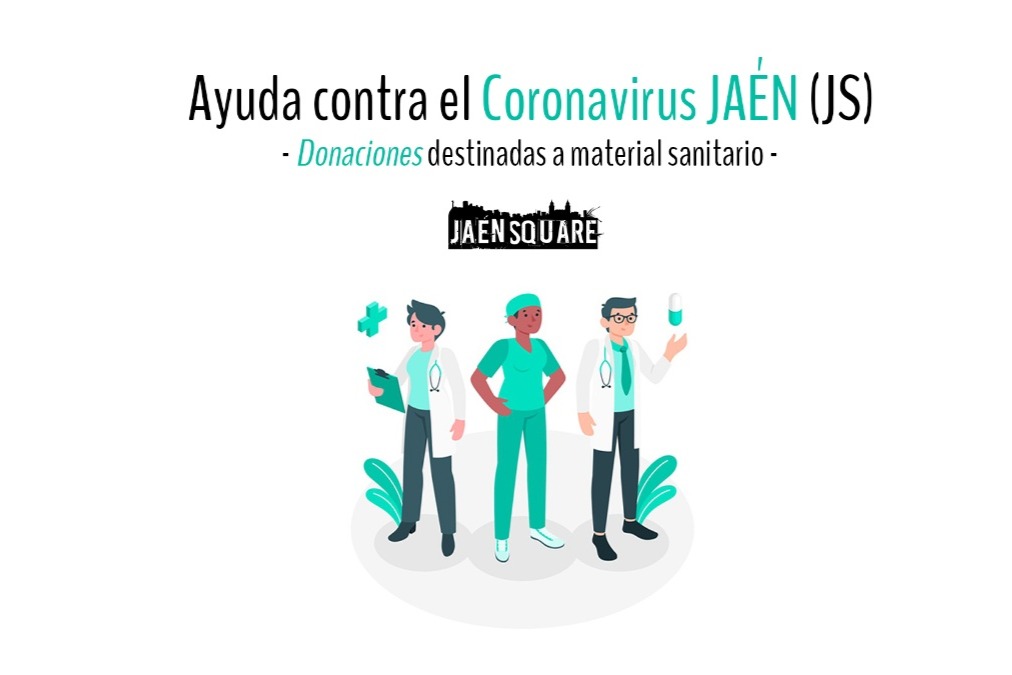 campaña solidaria de Jaén Square para material sanitario en Jaén Jaén24h