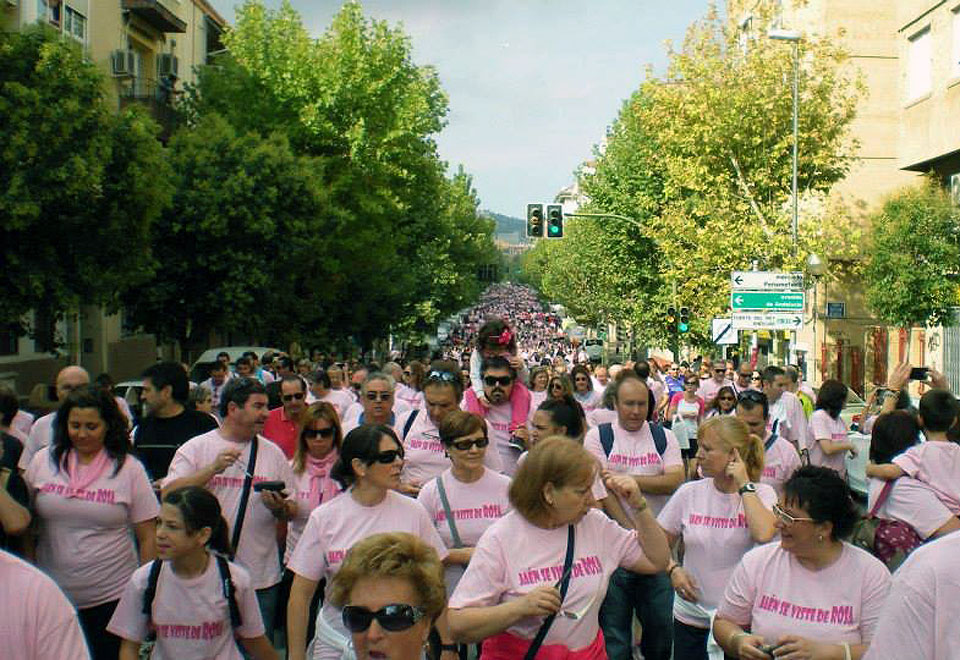 jaen se viste de rosa jaen24h