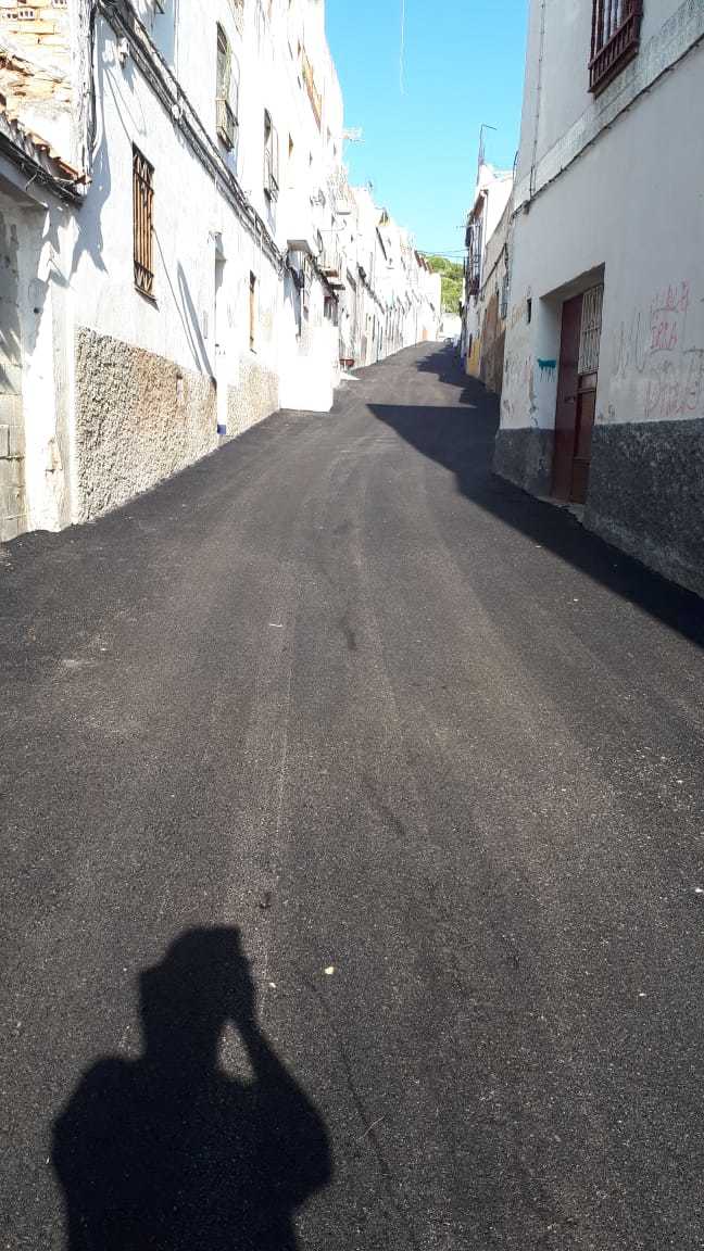 Obras de mantenimiento en la calle Antonio Díaz de Jaén Jaén24h