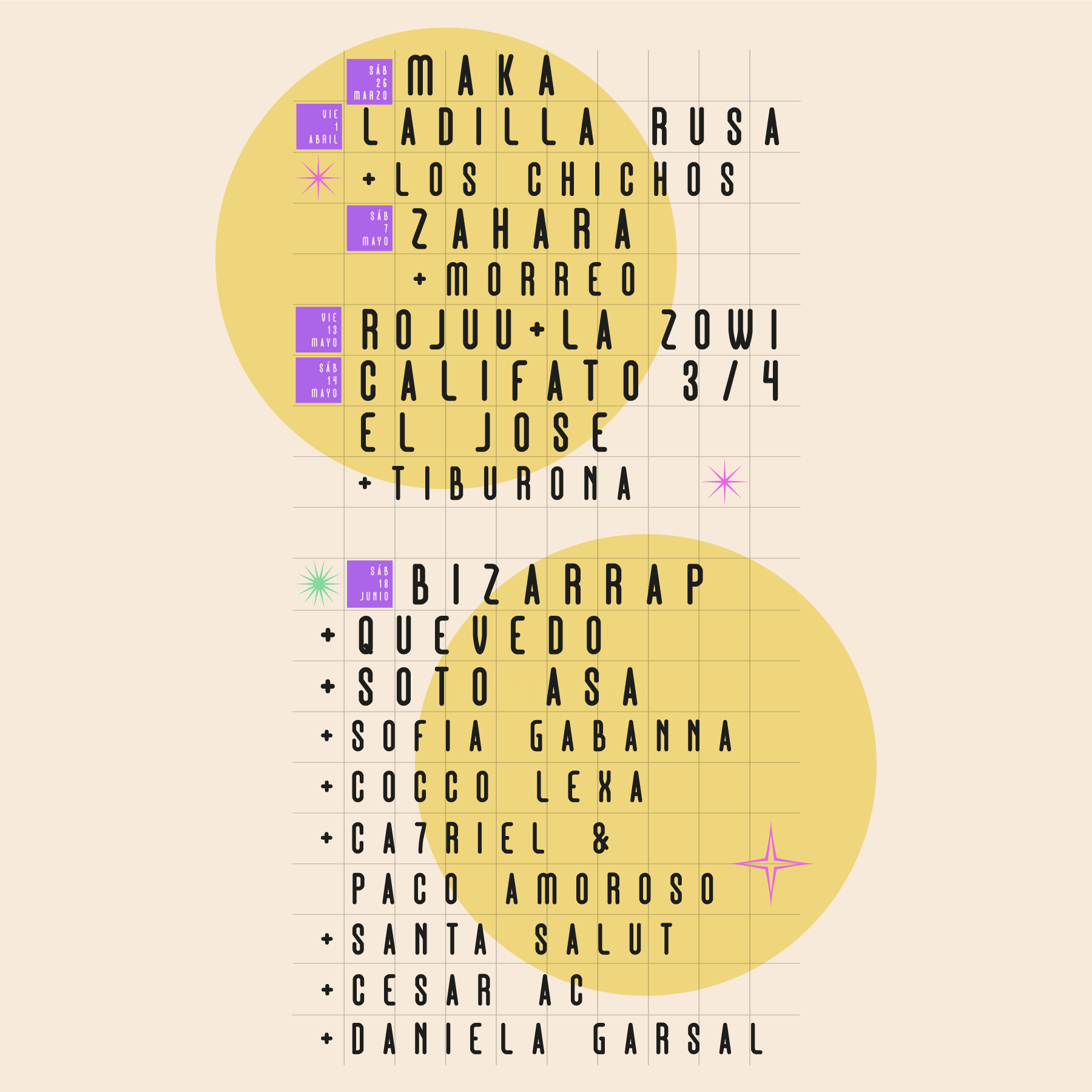 El Festival de Primavera amplía su cartel con artistas muy conocidos del panorama musical actual jaen24h