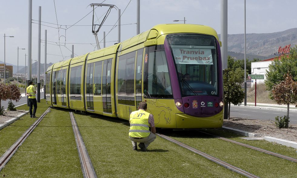 Tranvía de Jaén de prueba Jaén24h