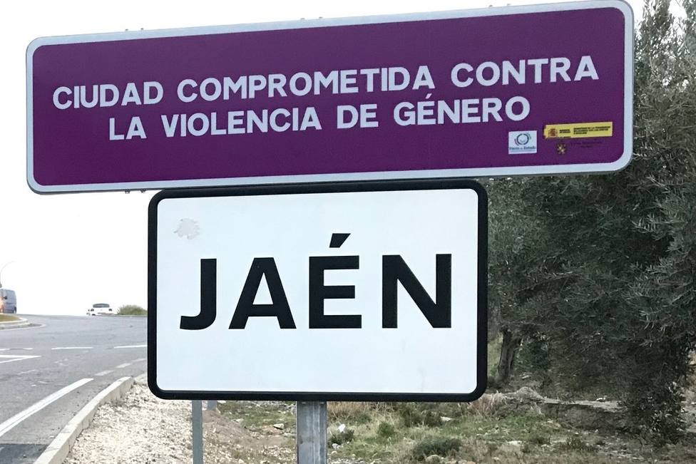 Señales de tráfico contra la violencia de género Jaén24h