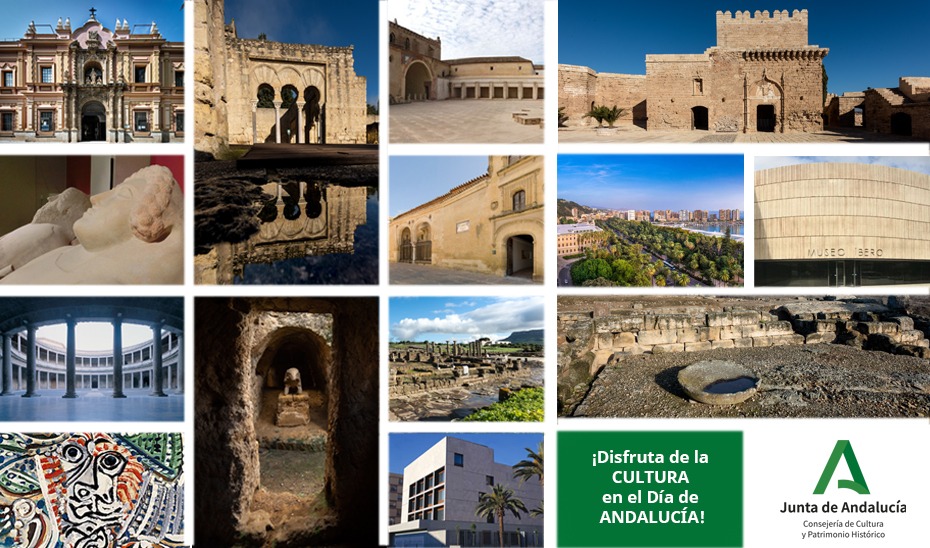 Celebra el Día de Andalucía con nuestros museos, conjuntos y enclaves culturales