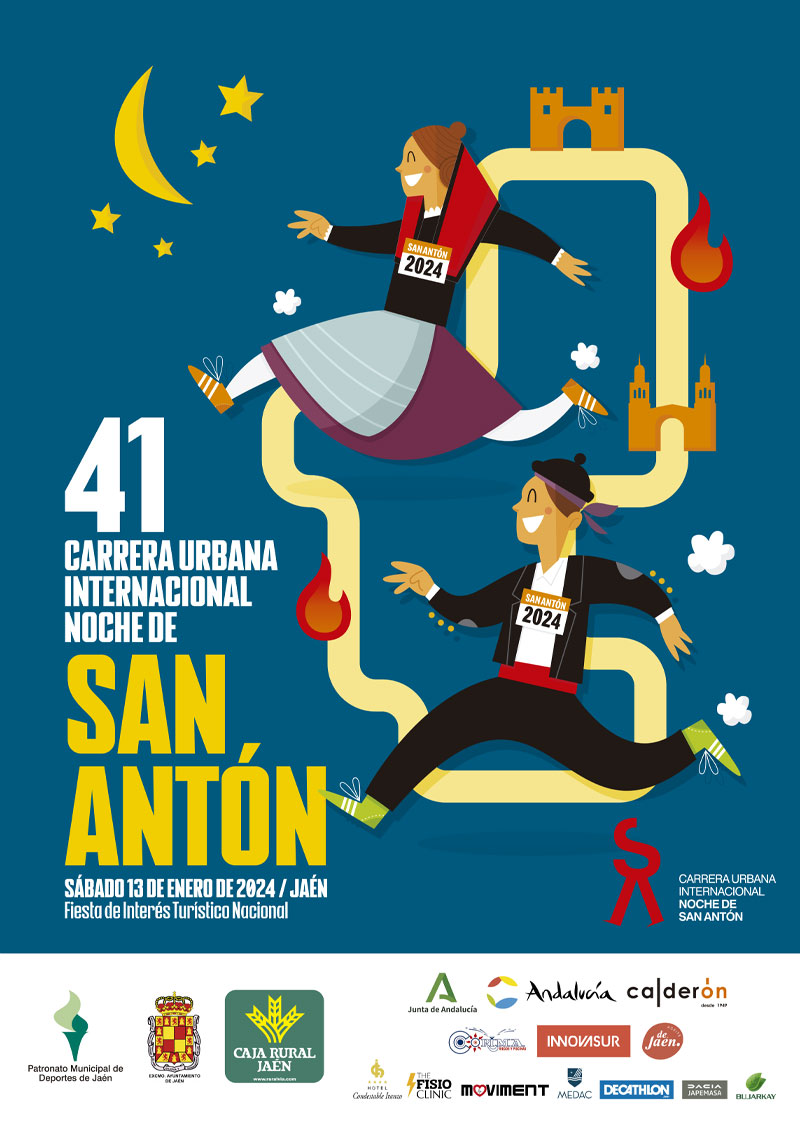 41 Carrera Urbana Internacional Noche de San Antón. Jaen24h