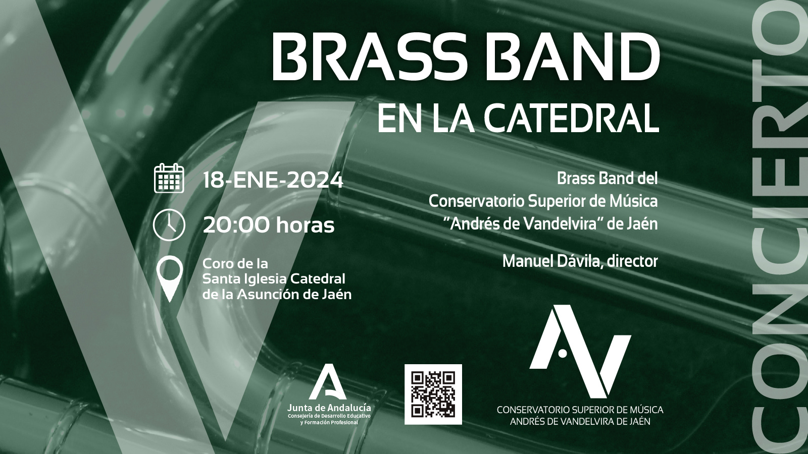 Concierto. Brass Band del Conservatorio Superior de Música de Jaén. Jaén24h
