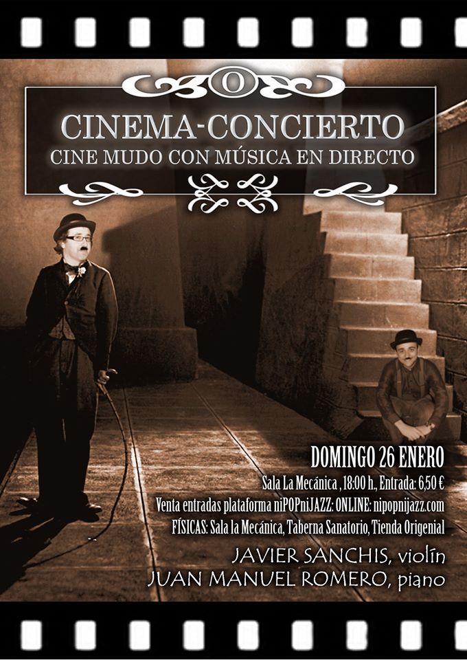 Concierto. Cine Mudo & Música en Directo Jaén 24h