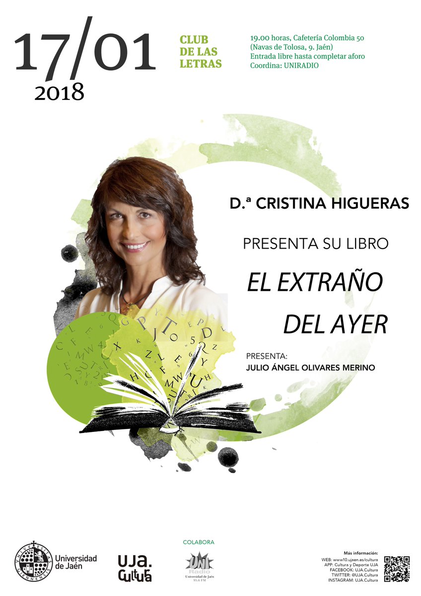 presentación del libro de Cristina Higueras Jaén 24h