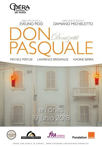 Cine. Don Pasquale Ópera UCC 2018 Jaén 24h