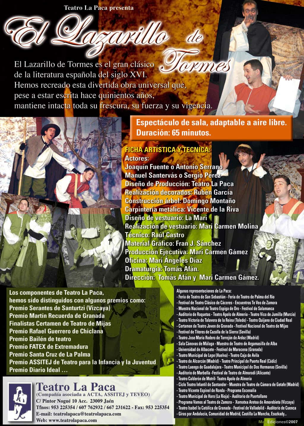 Teatro. El Lazarillo de Tormes Jaén 24h