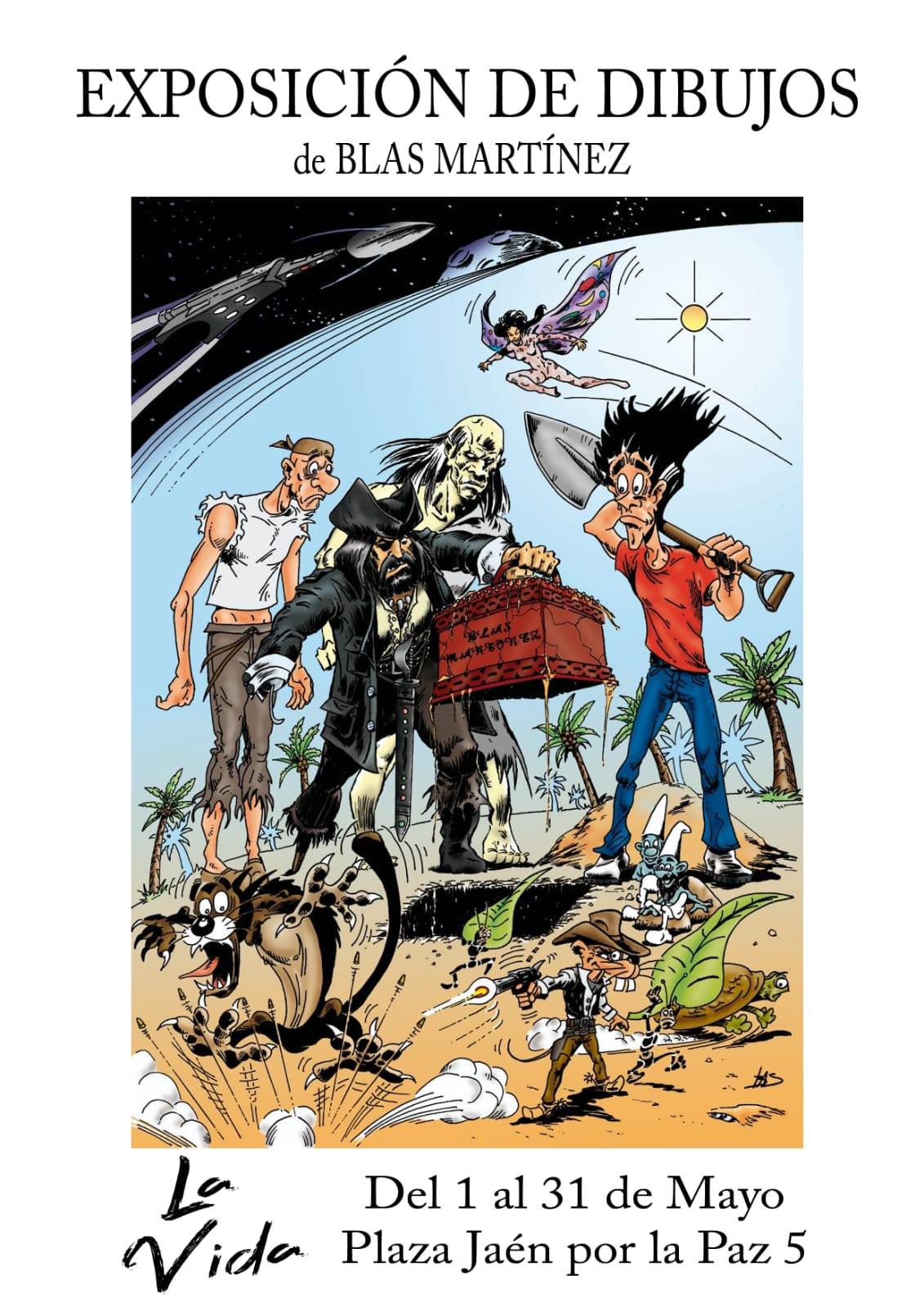 Exposición de Dibujos de Blas Martínez Jaén 24h