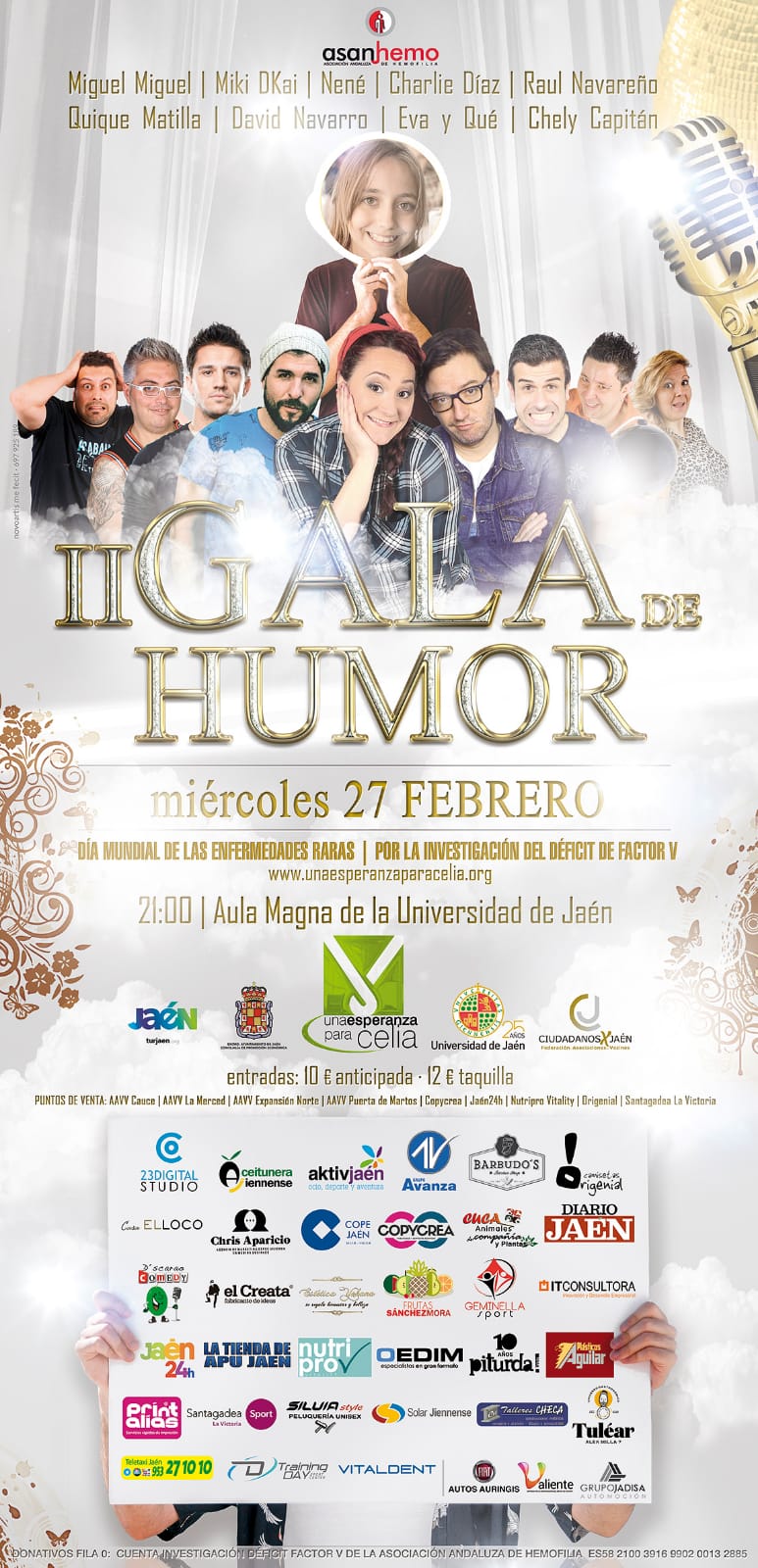 gala de humor una esperanza para celia jaen24h