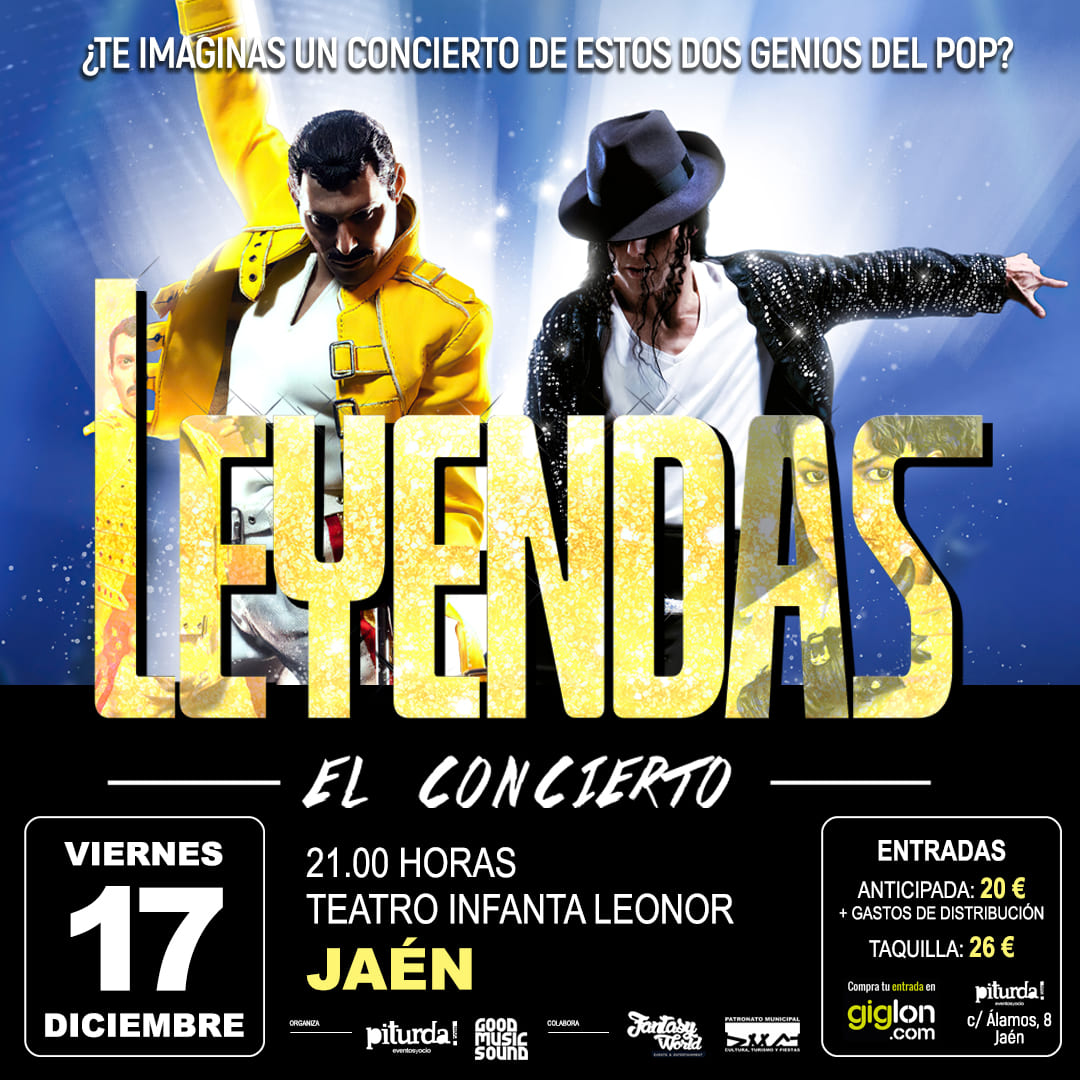 “Leyendas”, el concierto tributo a Michael Jackson y Freddie Mercury