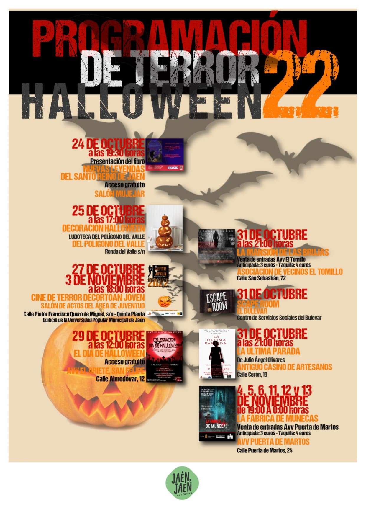 Halloween en Jaén 2022
