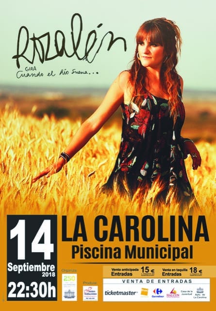 Concierto Rozalén Piscina Municipal, La Carolina Jaén 24h