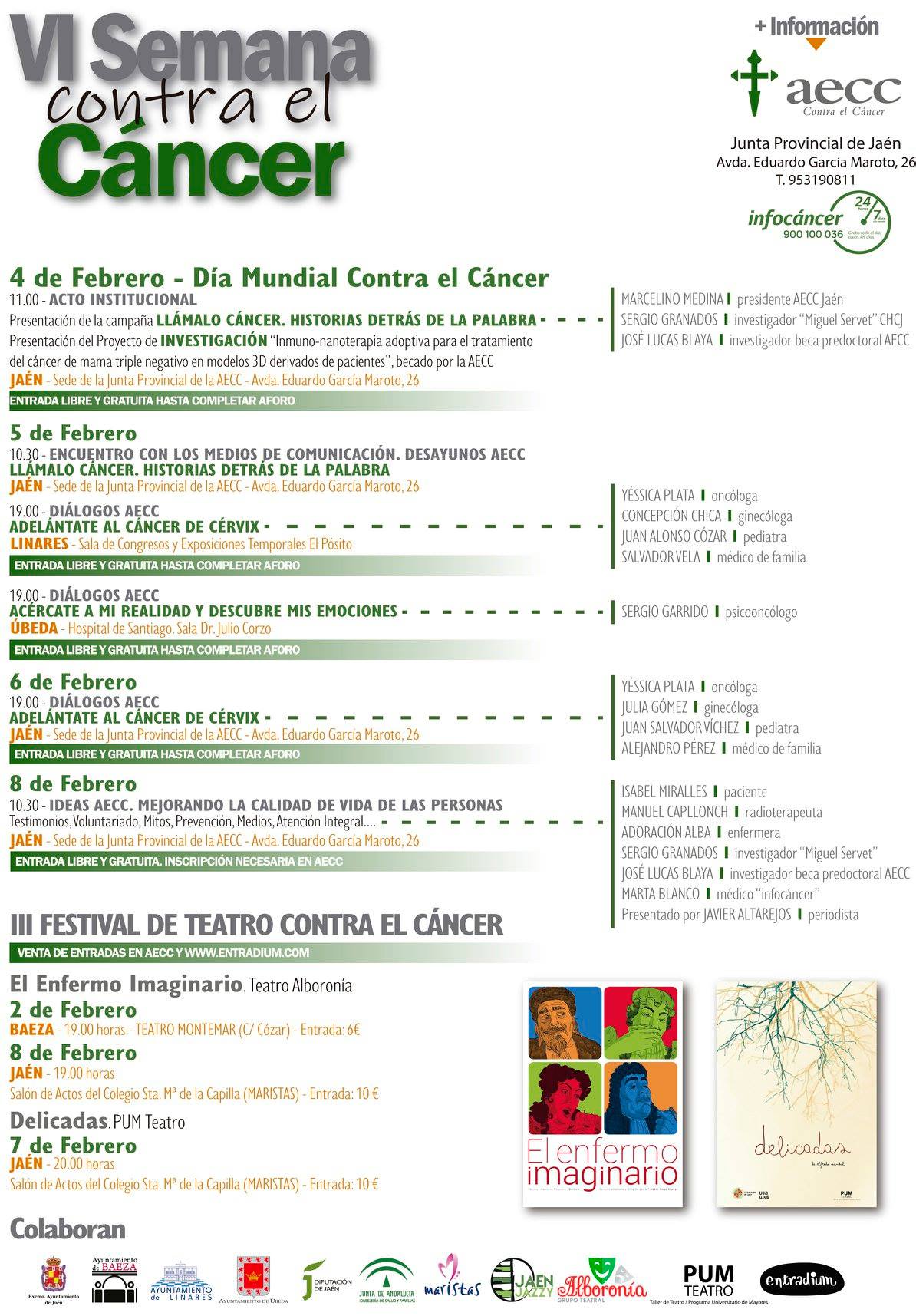 Semana Contra el Cáncer jaen24h