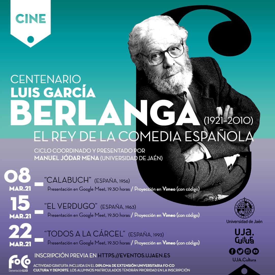 Cine club UJA. Centenario Luis García Berlanga