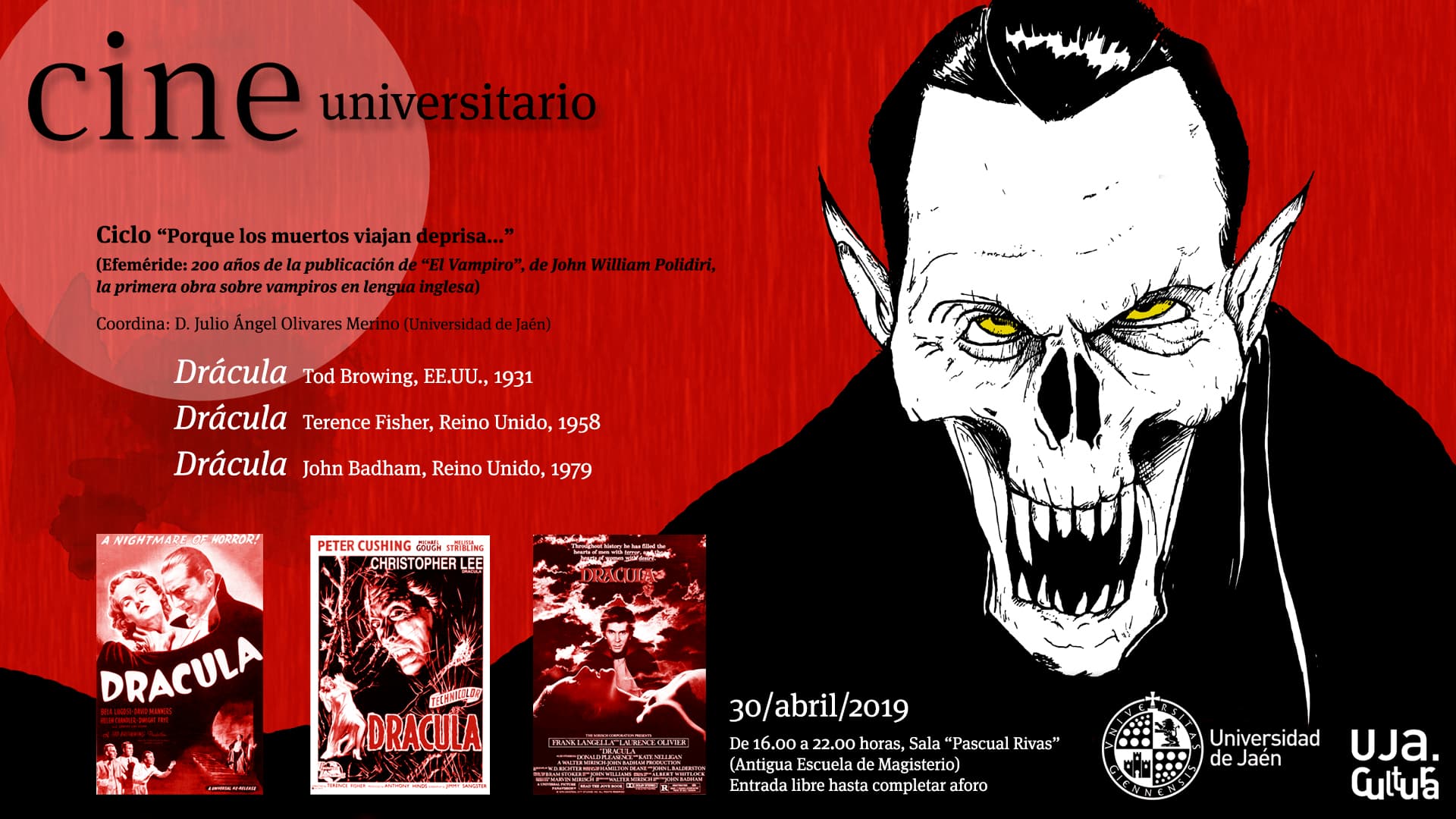 Ciclo de Cine Porque los muertos viajan deprisa Jaén 24h