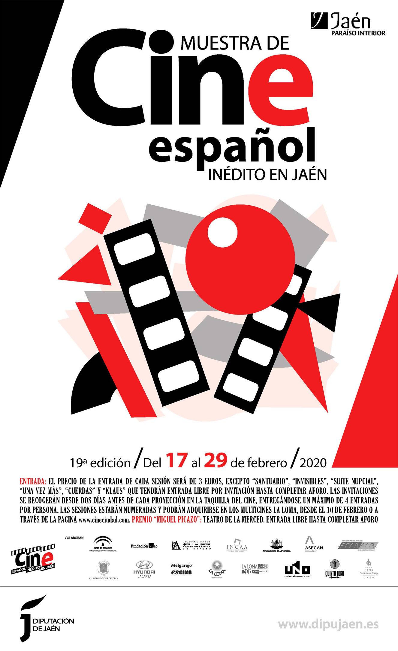 XIX Muestra de Cine Español Inédito en Jaén Jaén24h