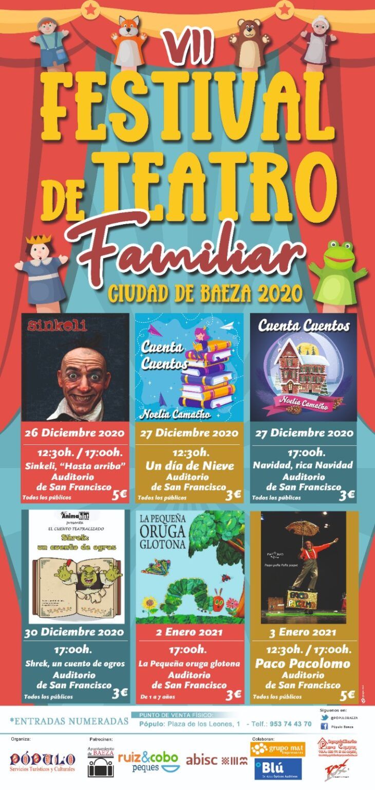 Teatro. Festival de Teatro Familiar "Ciudad de Baeza" 2020
