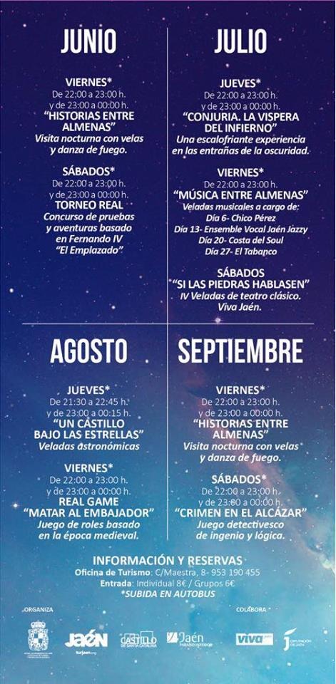 Real Game: Matar al embajador. Noches de verano entre torres y almenas Jaén 24h