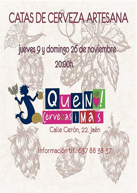 Cartel Cata de Cerveza Artesana Jaén 24h