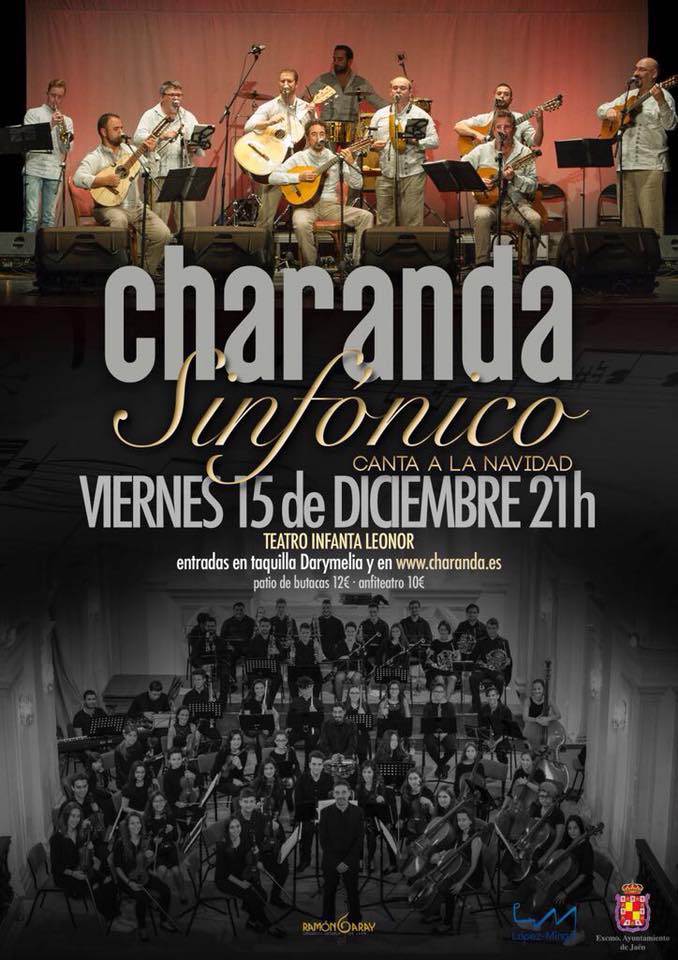 Cartel Charanda sinfónico canta a la Navidad Jaén 24h