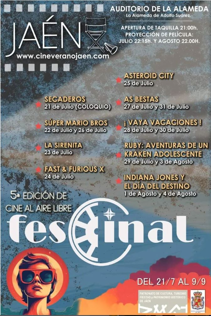 Cine de verano Fescinal Jaén 2023