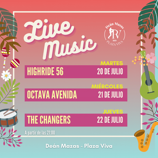 Conciertos. Live Music en Plaza Viva