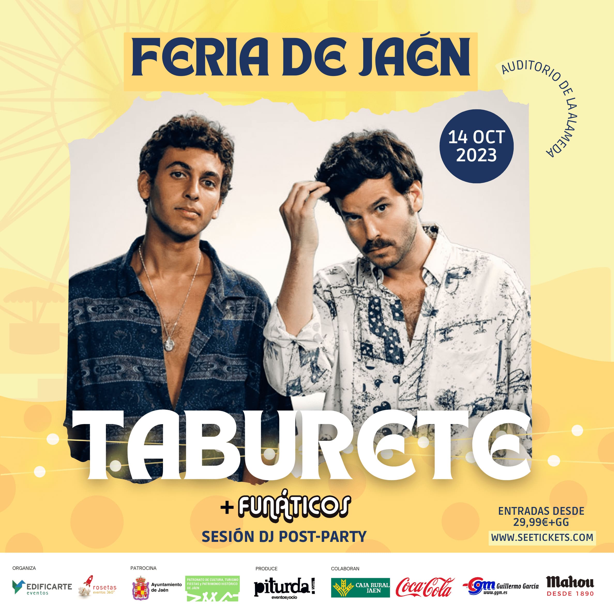 Concierto Taburete + Funáticos