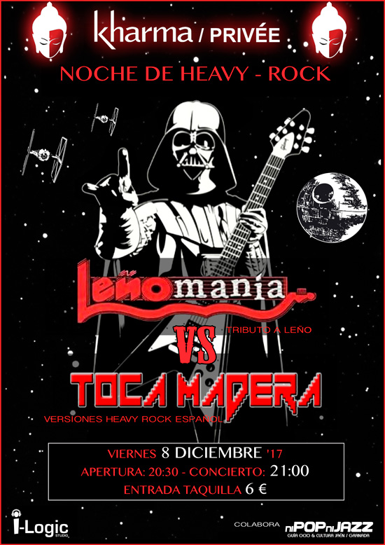 Cartel Concierto Leñomanía Vs Tocamadera Jaén 24h