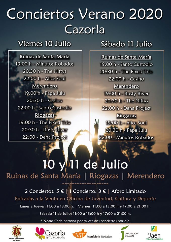 Conciertos de Verano en Cazorla jaen24h