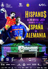 Cartel EURO Cup de Balonmano. España - Alemania