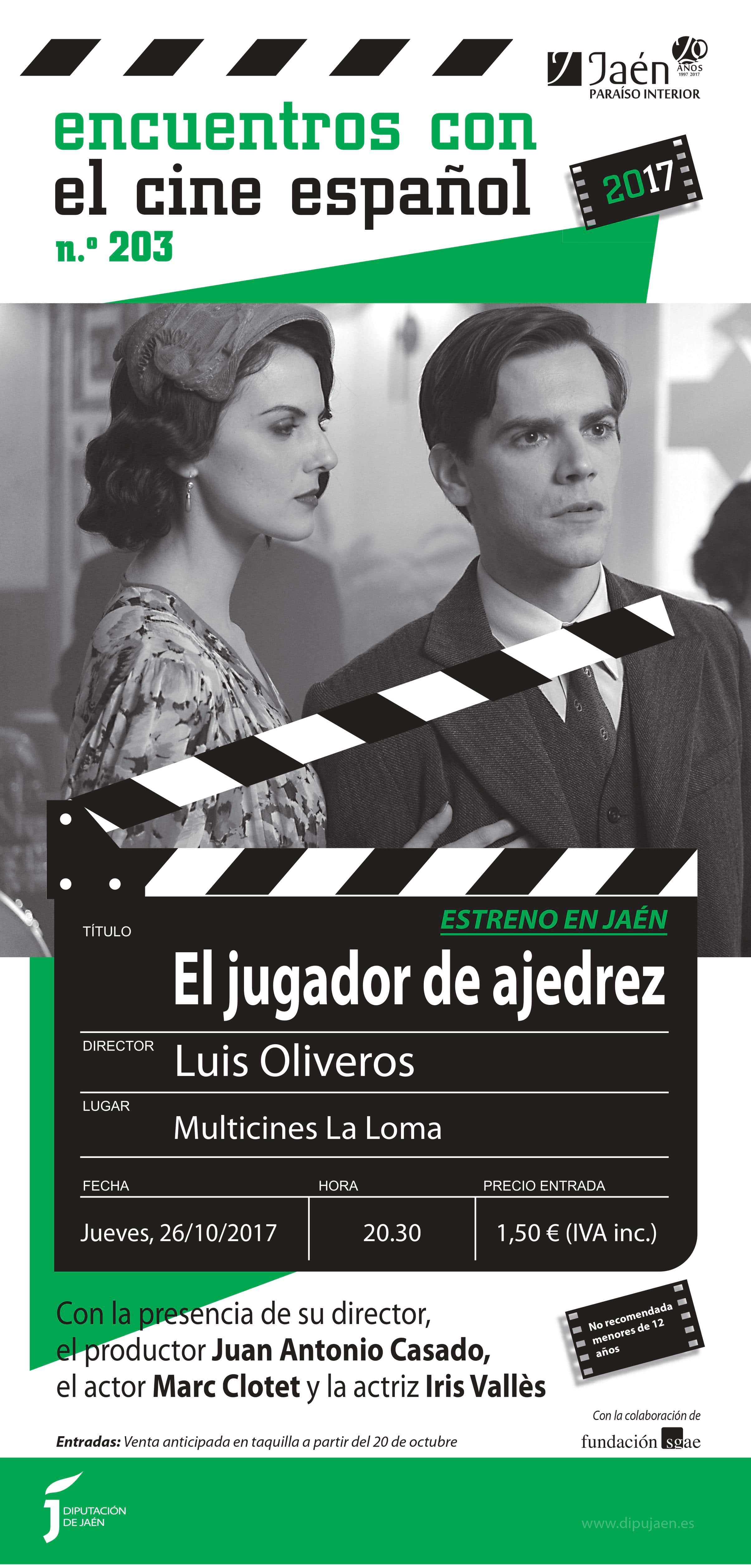 Encuentros con el cine español: El jugador de ajedrez Jaén 24h