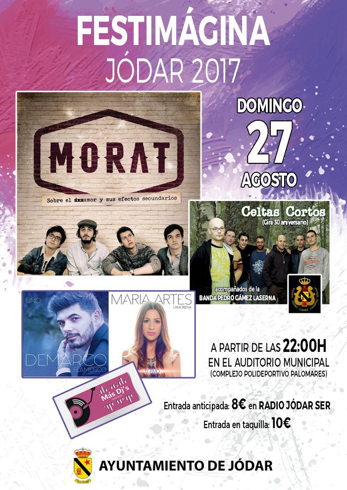 Festimágina Jódar 2017 conciertos Jaén 24h