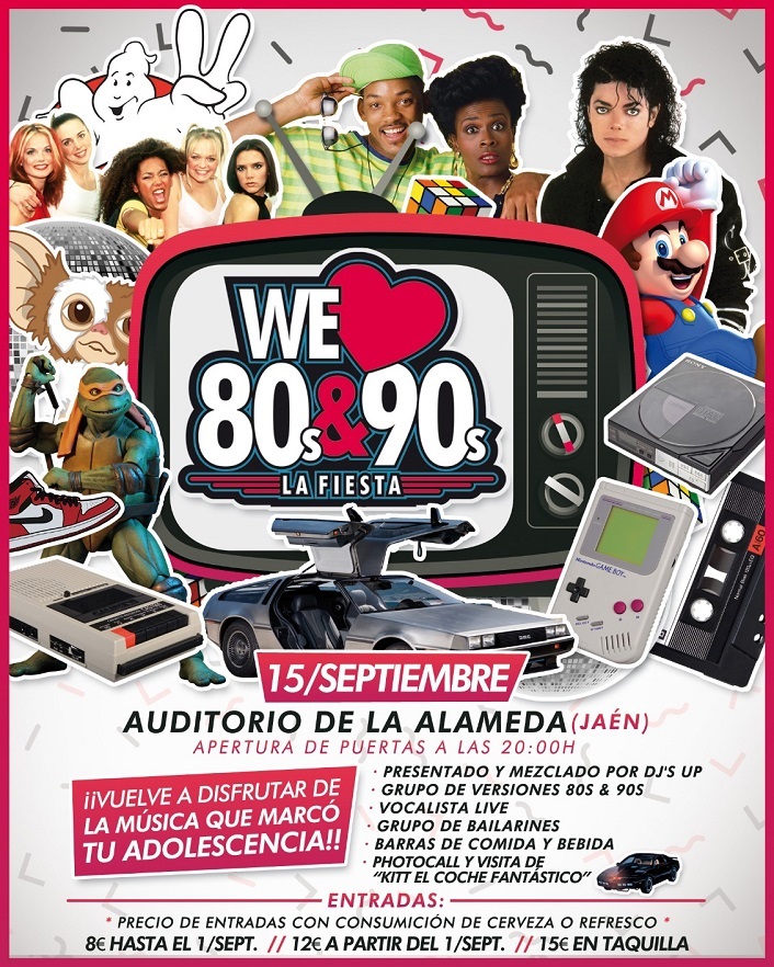 We Love 80s & 90s. La Fiesta Jaén 24h