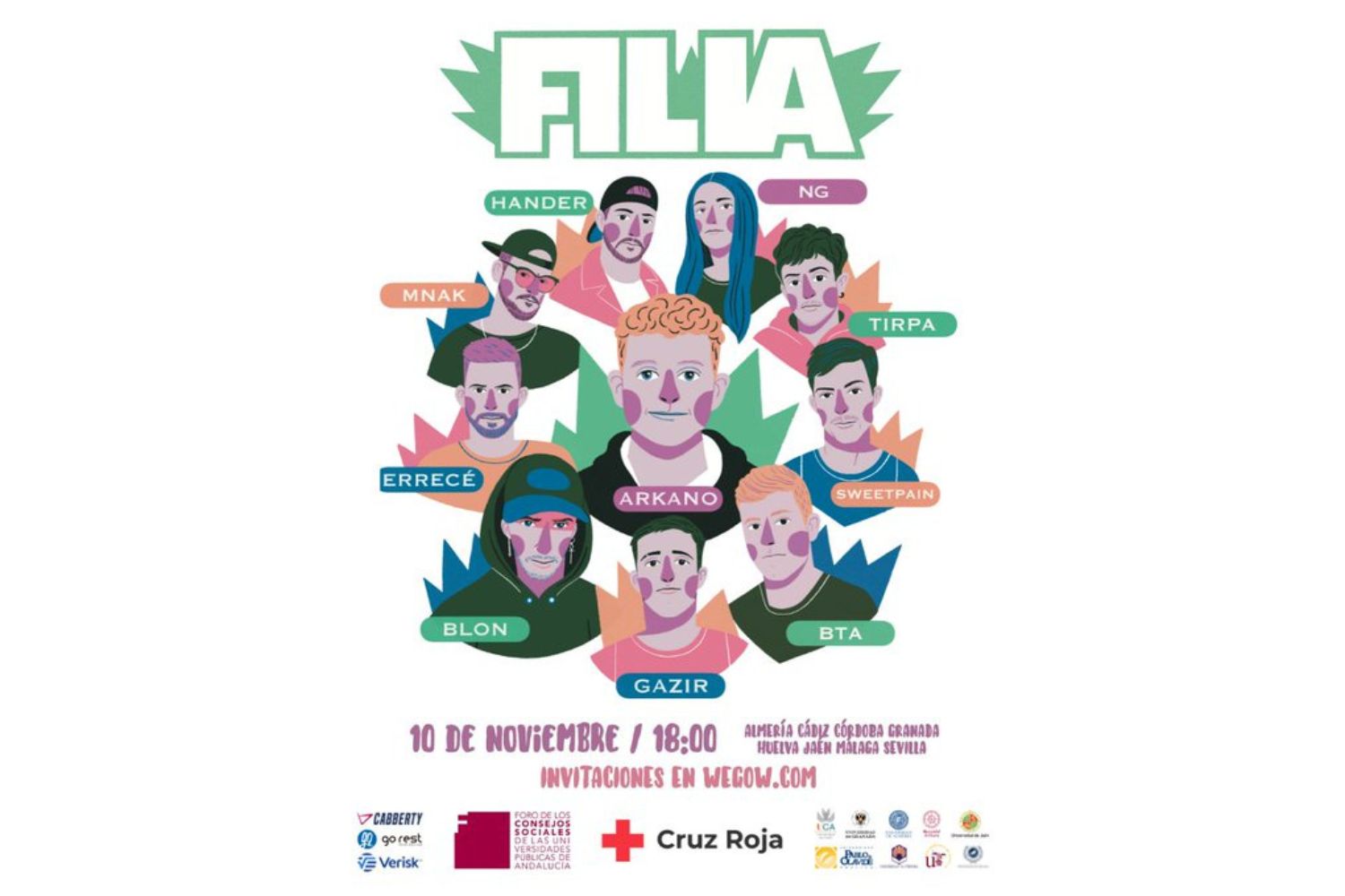 Cartel_Concierto_de_Cruz_Roja_FILIA_Jaén24h