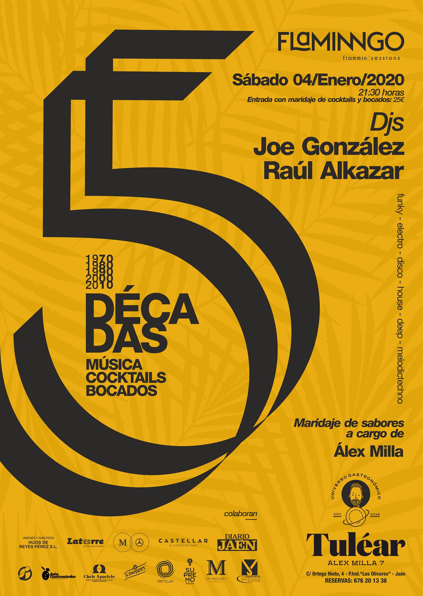 Fiesta Maridaje Flaminngo. Especial 5 décadas