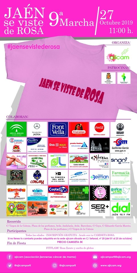 9ª Marcha Jaén Se Viste de Rosa Jaén 24h