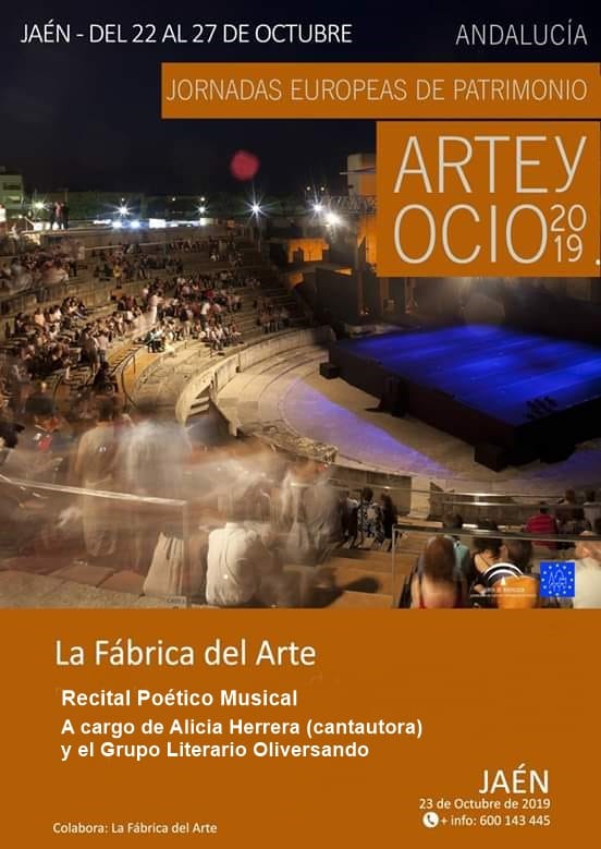 Recital poético musical. Oliversando y Alicia Herrera Jaén 24h