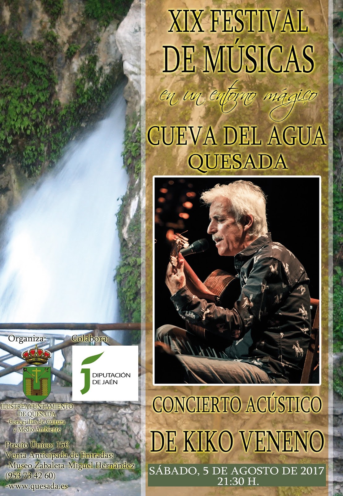 Concierto acústico Kiko Veneno Jaén 24h