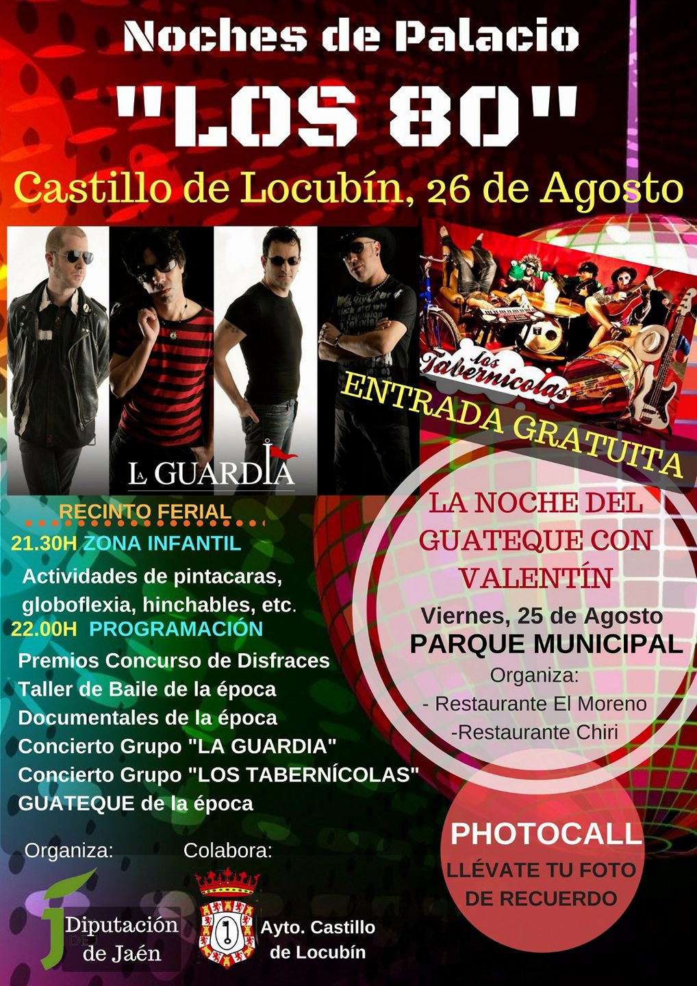 Fiesta de los 80 Castillo de Locubín Jaén 24h